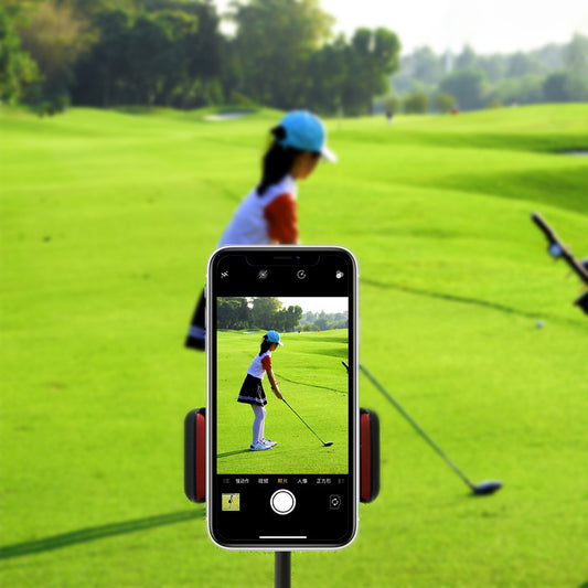 Cell Phone Holder for Golf Swing Analysis